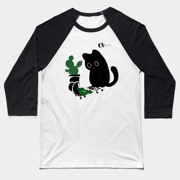 Plant-tastrophe Cutie Baseball T-Shirt by Maquia's Dreams